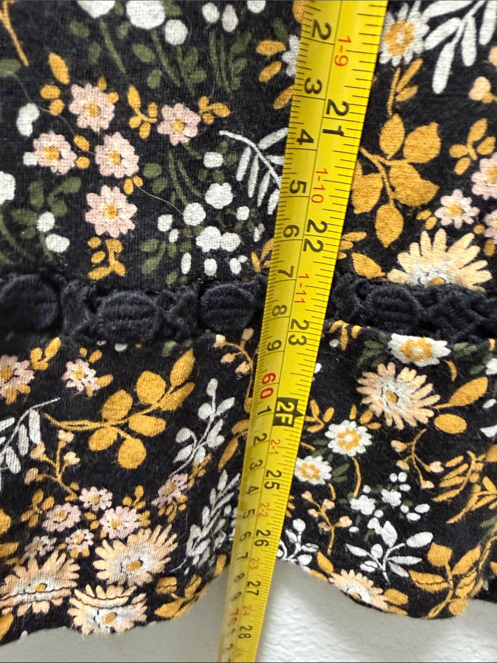 Lucky Brand Black Floral Sleeveless Camisole - Yellow & Cream Flowers - Picture 4 of 4